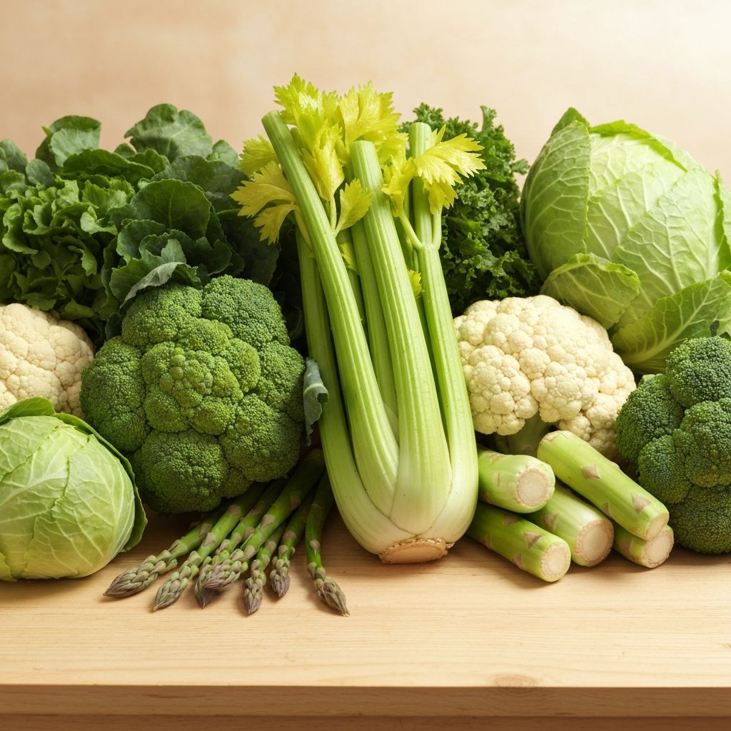 Fresh vegetables at market